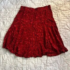 Carole Little Red Skirt